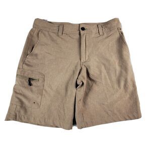 Magellan Outdoors Shorts Size 32 Fish Gear Tan Water Resistant Casual Men's